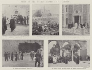 Visita del emperador alemán a Palestina de English Photographer