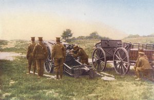1ª Guerra Mundial: El Real Regimiento de Artillería (foto en color) de English Photographer