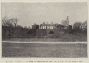 Castillo de Walmer, Kent, la Residencia Oficial del Lord Guardián de los Cinco Puertos