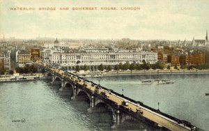 Waterloo Bridge y Somerset House de English Photographer
