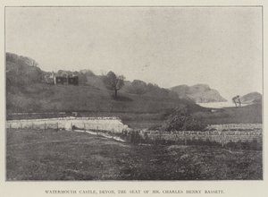 Castillo de Watermouth, Devon, la Residencia del Sr. Charles Henry Bassett