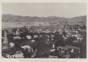 Wellington, Nueva Zelanda, donde el Duque de Cornualles y York llega el 18 de junio de English Photographer