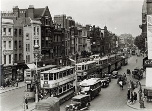 Whitechapel High Street, Londres, c.1930 de English Photographer
