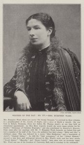 Escritores del día, Sra. Humphry Ward de English Photographer