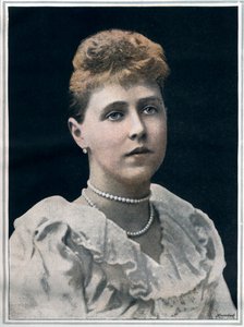 Retrato de María de Rumanía (Marie Alexandra Victoria, anteriormente Princesa María de Edimburgo)