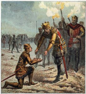 Guerra de los Cien Años: Eduardo Plantagenet (Eduardo de Woodstock Brackembury) de English School