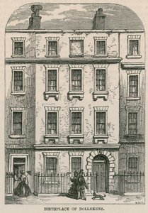 28 Dean Street, Soho, Londres, lugar de nacimiento del artista Joseph Nollekens de English School