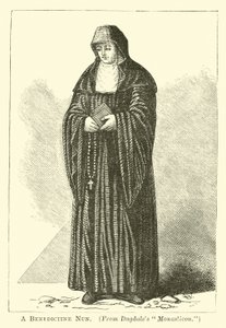 Una Monja Benedictina de English School