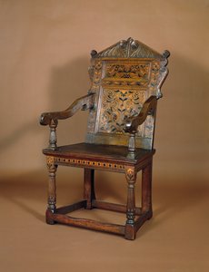 Sillón de Carlos I, mediados de 1600