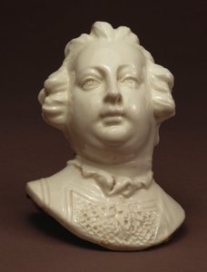 Un busto blanco de Chelsea de William Augustus, Duque de Cumberland de English School