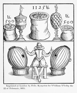 Una declaración fijando la fecha del próximo sorteo de la Gran Lotería Permanente para Virginia, impreso por Felix Kyngston para William Welby, Londres, 1615 de English School