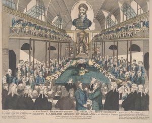 Una Representación Fiel del Juicio de Carolina, Reina de Inglaterra de English School