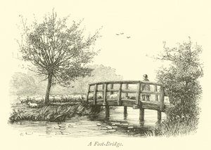 Un puente peatonal