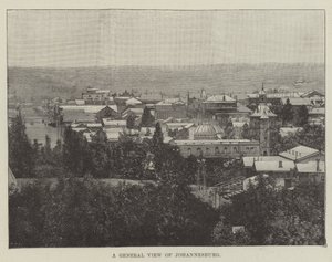 Una vista general de Johannesburgo