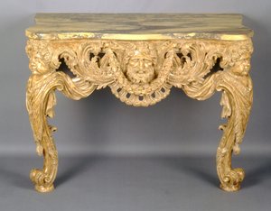 Una mesa consola Jorge II, c.1740