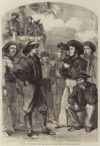 Un grupo de reclutas para la Fuerza de Reserva Naval de Su Majestad de English School