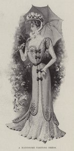 Un elegante vestido de visita de English School
