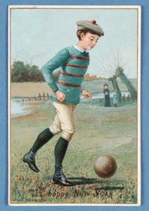 Un feliz año nuevo, c.1890s de English School