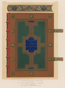 Una cubierta de libro de cuero por F. Bedford