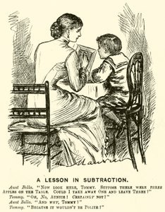 Una lección de resta de English School