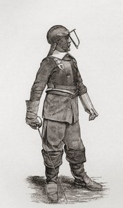 Un caballero ligero de la época de Oliver Cromwell, de 