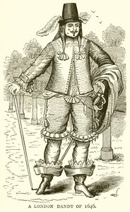 Un Dandy de Londres de 1646 de English School