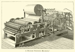 Una Máquina de Imprimir Moderna de English School