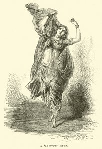 Una bailarina Nautch