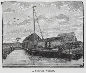 Un Norfolk Wherry (grabado)
