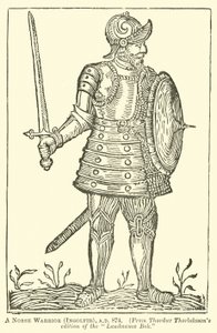 Un guerrero nórdico, Ingolfir, AD 874 de English School