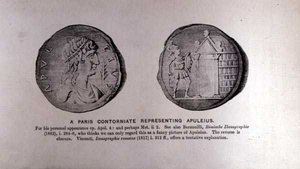 Un Contorniato de París Representando a Apuleyo (c.124-170 AD)