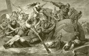 Una expedición de saqueo de los vikingos