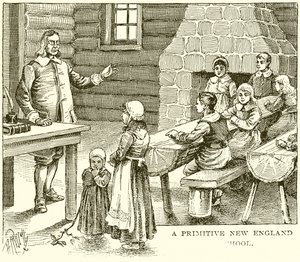 Una Escuela Primitiva de Nueva Inglaterra
