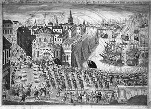Una perspectiva de la ciudad de La Habana, tomada por el Conde de Albemarle y Sir George Pocock el 13 de agosto de 1762