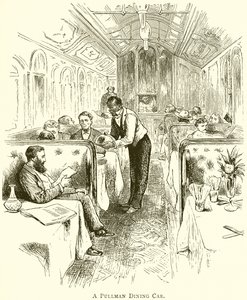 Un vagón comedor Pullman de English School