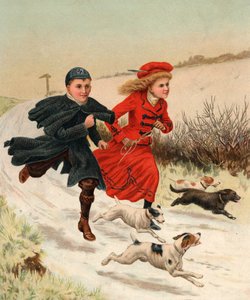 Una carrera con los perros de English School