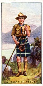 Un Scout Escocés, 1929 de English School