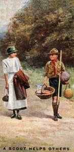 Un Scout Ayuda a los Demás, 1929 de English School