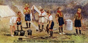 Un Scout Obedece Órdenes sin Preguntar, 1929 de English School