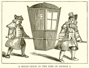 Una Silla de Manos en la Época de Jorge I