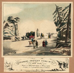 Una escena de nieve de English School