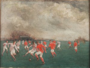 Un partido de fútbol, 1920 de English School