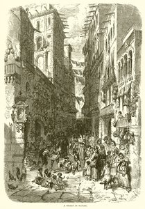 Una calle en Nápoles de English School