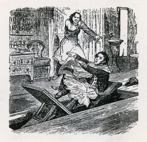 Una Cadena de Perlas o El Amigo de Fleet Street (1847), Britannia, Hoxton. Sweeney Todd de English School