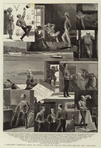 Experiencias de un subalterno durante el reciente susto de guerra ruso en India, ¡Paz, guerra y luego paz de nuevo! de English School