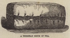 Un ladrillo de té tibetano