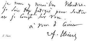 A. Thiers