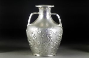 Réplica victoriana de plata del Jarrón de Portland, 1844 de English School