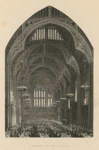 Un banquete en el Guildhall de English School