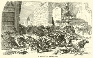 Una barricada abandonada, abril 1871